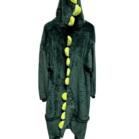 Dinosaur Adult Onesie Animal Pajamas One Piece Cosplay Halloween Costumes - Picture 5 of 9